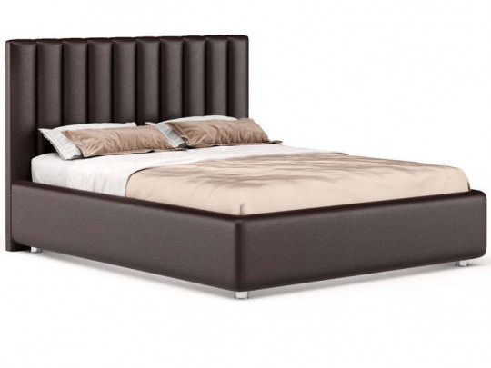 Кровать Nuvola Adriana Коричневый по цене от 55 305 ₽ , стиль классический, минимализм, цвет коричневый 4 | Кровати Nuvola