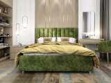 Кровать Nuvola Adriana Зеленый по цене от 55 305 ₽ , стиль классический, минимализм, цвет зеленый 1 | Кровати Nuvola