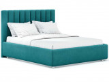 Кровать Nuvola Adriana Темно-бирюзовый по цене от 55 305 ₽ , стиль классический, минимализм, цвет зеленый, изумрудный 4 | Кровати Nuvola