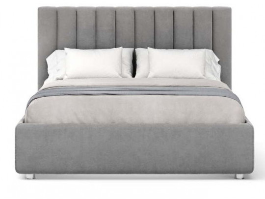 Кровать Nuvola Adriana Серый по цене от 55 305 ₽ , стиль классический, минимализм, цвет серый 1 | Кровати Nuvola