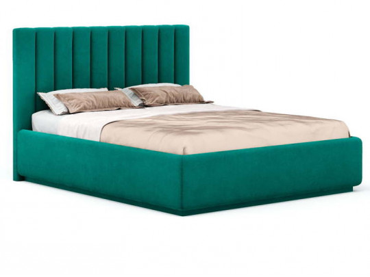 Кровать Nuvola Adriana Изумрудный по цене от 55 305 ₽ , стиль классический, минимализм, цвет зеленый, изумрудный 5 | Кровати Nuvola