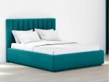 Кровать Nuvola Adriana Темно-бирюзовый Nuvola, стиль классический, минимализм, цвет зеленый, изумрудный