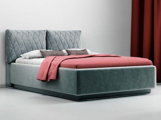 Кровать Nuvola Celeste по цене от 62 209 ₽ , стиль классический,, цвет коричневый 5 | Кровати с мягкой обивкой