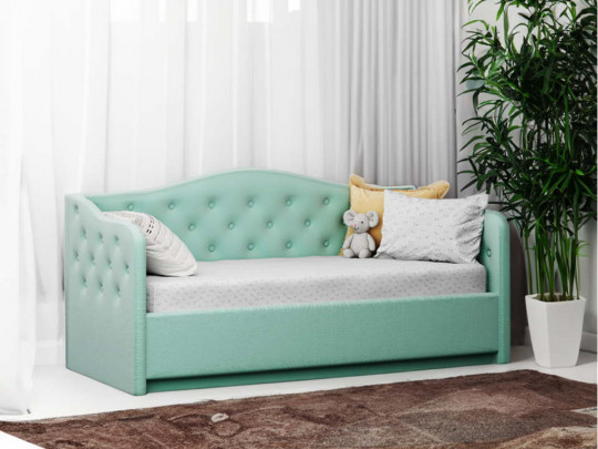 Кровать софа Nuvola ELEA Бирюзовый Nuvola, стиль современный, прованс, цвет бирюзовый