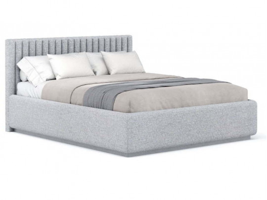 Кровать Nuvola Fiore Светло-серый по цене от 46 942 ₽ , стиль классический, минимализм, цвет серый, светло-серый 1 | Кровати Nuvola
