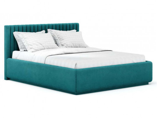 Кровать Nuvola Fiore Темно-бирюзовый по цене от 46 942 ₽ , стиль классический, минимализм, цвет зеленый, изумрудный 5 | Кровати Nuvola