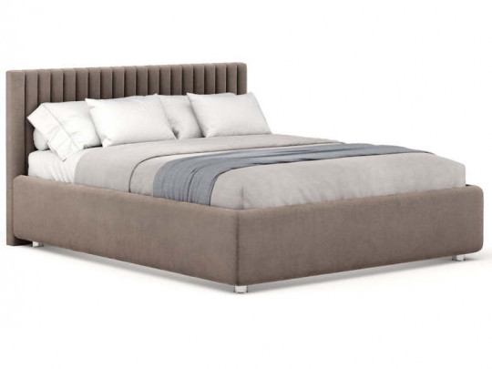 Кровать Nuvola Fiore Светло-коричневый по цене от 46 942 ₽ , стиль классический, минимализм, цвет коричневый 4 | Кровати Nuvola