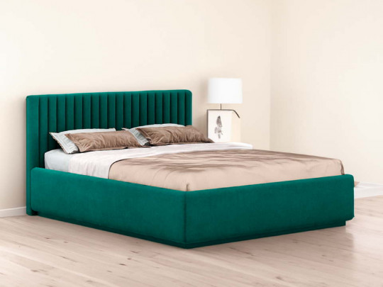 Кровать Nuvola Fiore Изумрудный Nuvola, стиль классический, минимализм, цвет зеленый, изумрудный