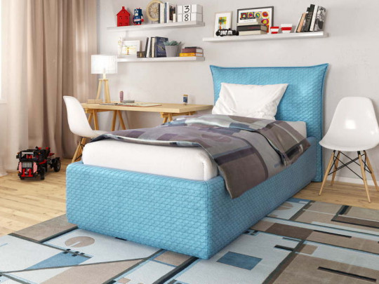 Кровать Nuvola Sicilia по цене от 50 414 ₽ , стиль лофт, современный, минимализм, модерн, цвет бежевый 6 | Кровати с мягкой обивкой