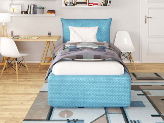 Кровать Nuvola Sicilia по цене от 50 414 ₽ , стиль лофт, современный, минимализм, модерн, цвет бежевый 5 | Кровати с мягкой обивкой