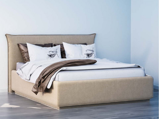 Кровать Nuvola Sicilia Nuvola, стиль лофт, современный, минимализм, модерн, цвет бежевый