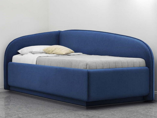 Кровать Nuvola Ameliа Nuvola, стиль современный, минимализм, цвет синий