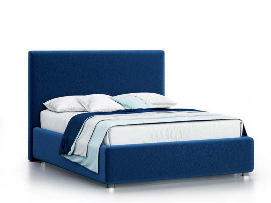 Кровать Nuvola Bianco Style Синий по цене от 33 456 ₽ , стиль современный, минимализм, лофт, цвет синий 1 | Кровати Nuvola