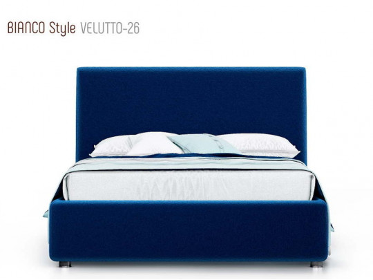 Кровать Nuvola Bianco Style Синий по цене от 33 456 ₽ , стиль современный, минимализм, лофт, цвет синий 5 | Кровати Nuvola