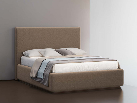 Кровать Nuvola Bianco Style Светло-коричневый Nuvola, стиль современный, минимализм, цвет коричневый