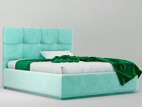 Кровать Nuvola Lauria Бирюзовый Nuvola, стиль современный, цвет бирюзовый