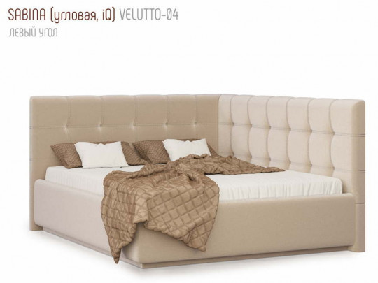 Кровать Nuvola угловая Sabina Velutto 04