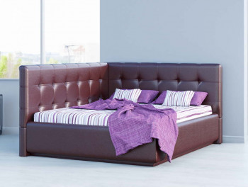 Кровать Nuvola угловая Sabina Пурпурный