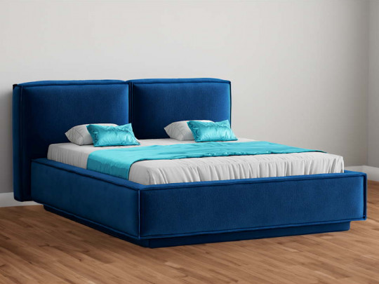 Кровать Nuvola Verde Синий Nuvola, стиль современный, минимализм, модерн, цвет синий