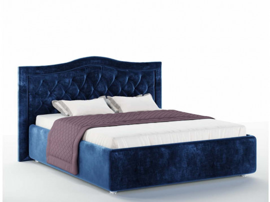 Кровать Nuvola Vicensa по цене от 52 950 ₽ , стиль прованс, цвет синий 4 | Кровати с каретной стяжкой