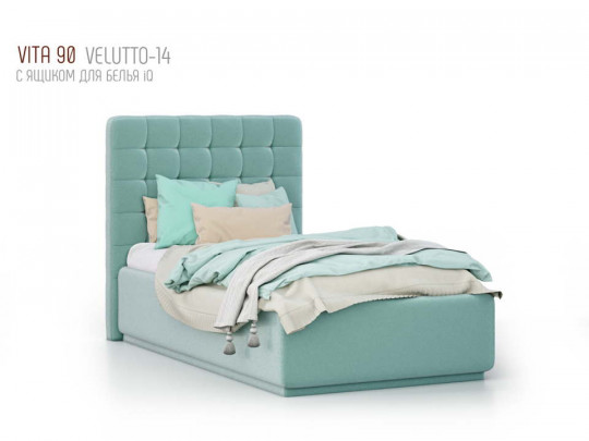 Детская кровать Nuvola Vita Бирюзовый по цене от 49 507 ₽ , стиль классический, цвет бирюзовый 4 | Детские мягкие кровати