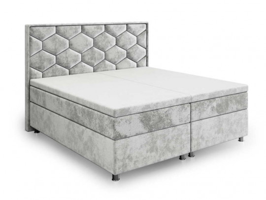 Спальная система Nuvola Domenica по цене от 125 325 ₽ , стиль отельный, классический, королевский, цвет серый, светло-серый 8 | Кровати с мягкой обивкой