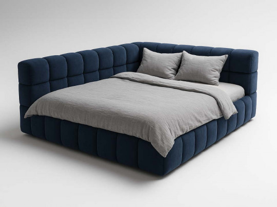Кровать тахта Босс синий по цене от 58 000 ₽ , стиль лофт, цвет синий 2 | Кровати