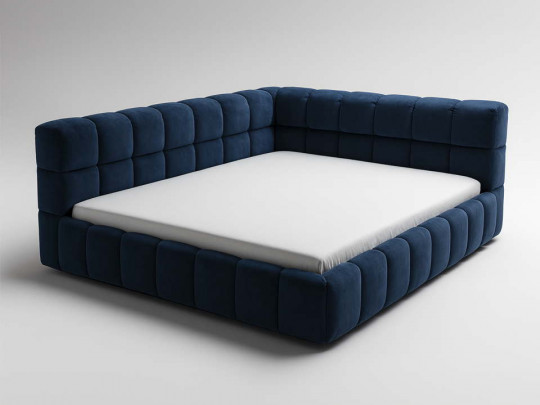 Кровать тахта Босс синий по цене от 58 000 ₽ , стиль лофт, цвет синий 3 | Кровати