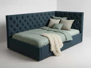 Кровать тахта Бюжо синий
