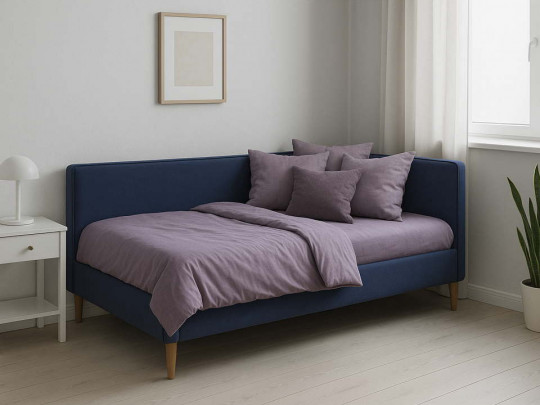 Кровать тахта Дин синий по цене от 45 000 ₽ , стиль лофт, цвет синий 2 | Кровати
