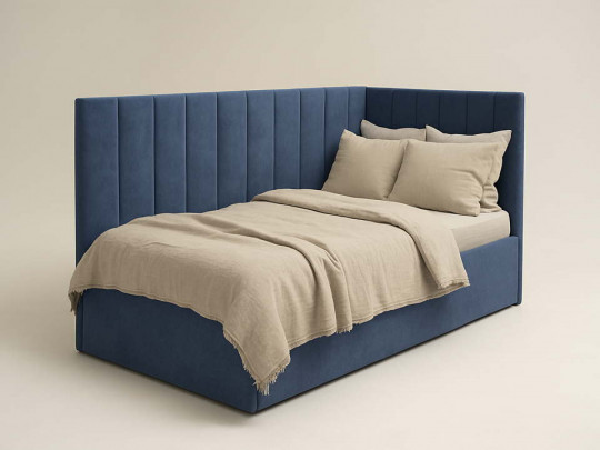 Кровать тахта Клод синий SleepArt, стиль современный, минимализм, цвет синий