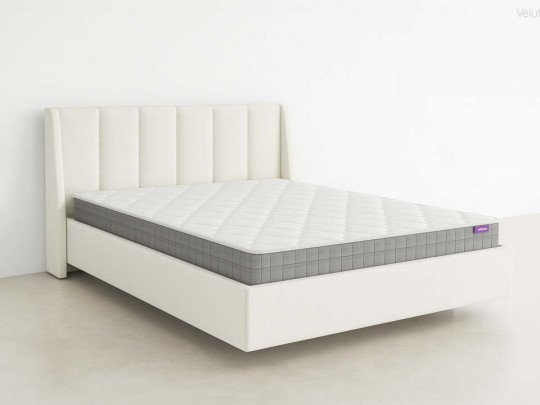 Парящая кровать Фрисби с подсветкой и ПМ белый по цене от 91 500 ₽ , стиль современный, цвет белый 2 | Кровати