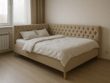 Кровать тахта Хиггинс бежевый по цене от 45 000 ₽ , стиль современный, скандинавский, цвет бежевый 1 | Кровати