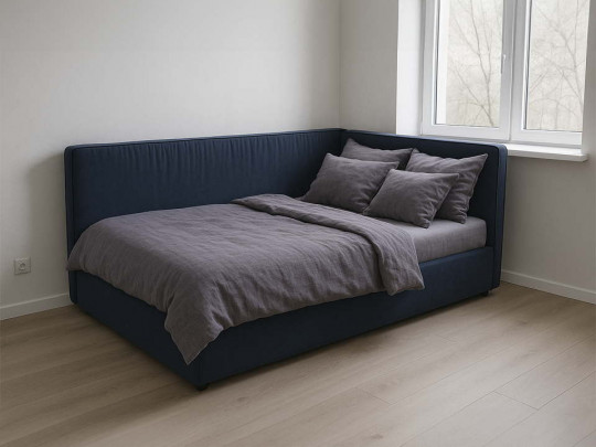 Кровать тахта Честер синий по цене от 52 000 ₽ , стиль современный, цвет синий 2 | Кровати