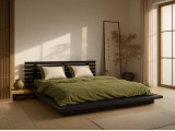 Кровать в японском стиле Катана без столиков венге Relaksan, стиль современный, японский, цвет венге