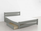 Кровать Вэлла с ящиками серый Relaksan, стиль классический, скандинавский, минимализм, цвет серый