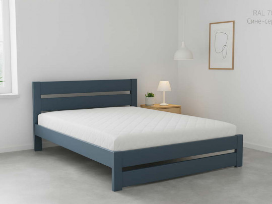 Кровать Бостон с ящиками серый по цене от 27 567 ₽ , стиль кантри, скандинавский, минимализм, цвет серый 1 | Кровати