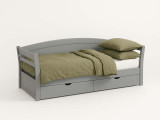 Кровать тахта диван Комфорт 2 с ящиками Relaksan, стиль скандинавский, классический, цвет серый