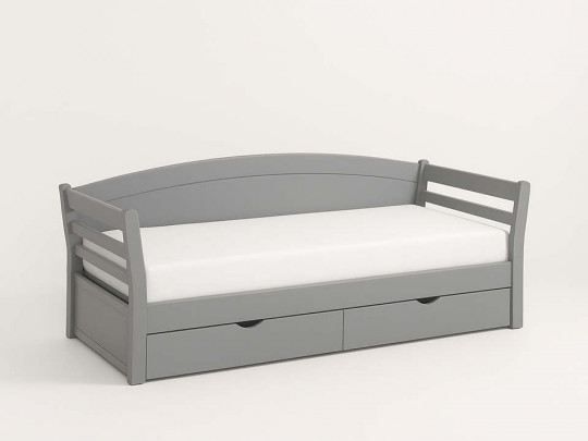 Кровать тахта диван Комфорт 2 с ящиками по цене от 38 500 ₽ , стиль скандинавский, классический, цвет серый 1 | Кровати
