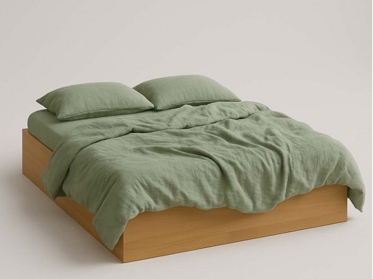 Кровать подиум КУБ с подъемным механизмом Relaksan, стиль классический, скандинавский, минимализм, цвет бежевый