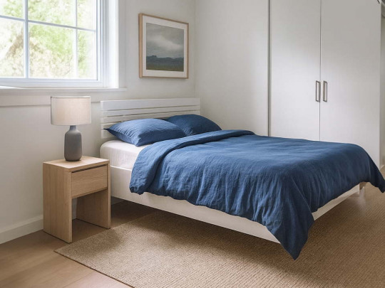 Парящая кровать Сонна с подъемным механизмом белый Relaksan, стиль современный, цвет белый