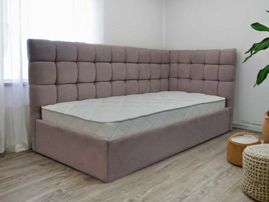 Кровать тахта Оливия SleepArt, стиль современный, цвет розовый