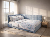 Кровать тахта Паола с подьемным механизмом синий по цене от 51 600 ₽ , стиль лофт, цвет синий, голубой 3 | Кровати