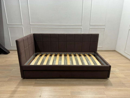 Кровать тахта Паола с подьемным механизмом по цене от 51 600 ₽ , стиль лофт, цвет серый 3 | Кровати Sleepart