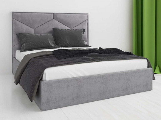 Кровать Руфия с подьемным механизмом SleepArt, стиль современный, цвет серый