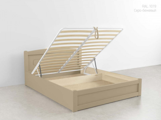 Кровать Березка с подъемным механизмом по цене от 38 500 ₽ , стиль кантри, скандинавский, цвет бежевый 2 | Кровати с подъемным механизмом