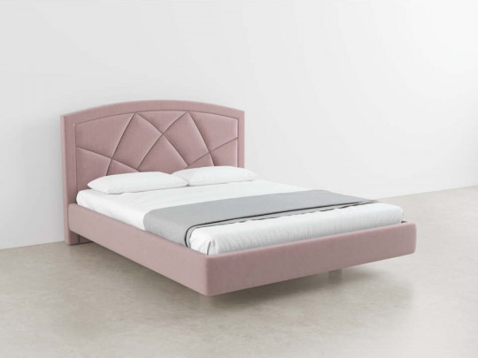 Парящая кровать мягкая Астра по цене от 45 834 ₽ , стиль современный, цвет розовый 4 | Парящие кровати