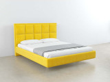 Парящая кровать мягкая Коста по цене от 42 500 ₽ , стиль современный, цвет желтый 3 | Парящие кровати