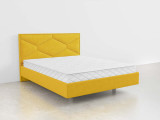 Парящая кровать мягкая Франк по цене от 42 500 ₽ , стиль современный, цвет желтый 3 | Парящие кровати