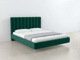 Парящая кровать мягкая Эстель по цене от 47 500 ₽ , стиль современный, цвет зеленый, изумрудный 4 | Парящие кровати